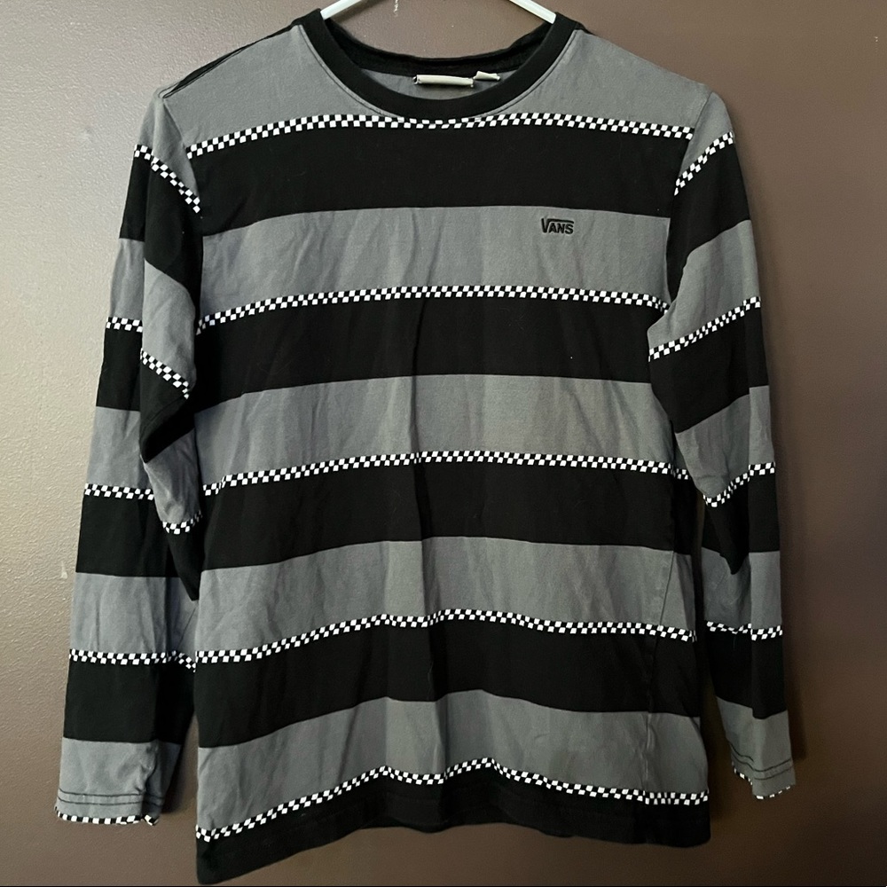 Vans Kids Long Sleeve Shirt SZ Medium